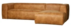 WOOOD Loungebank|Loungebank Bean Leder, 305cm