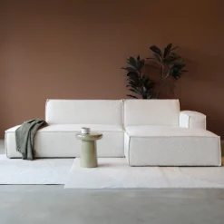 PEPP Interiors Loungebank|Loungebank Enzo 280cm, Bouclé, kleur Naturel