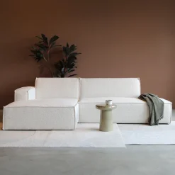PEPP Interiors Loungebank|Loungebank Enzo 280cm, Bouclé, kleur Naturel