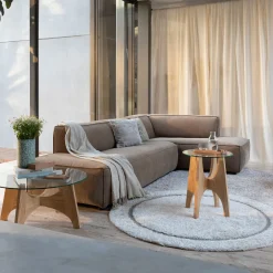 Zuiver Loungebank|Loungebank Fat Freddy Rib, kleur Caramel