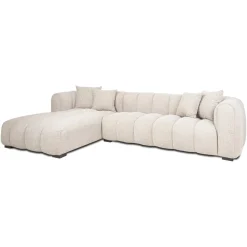 Richmond Interiors Loungebank|Loungebank Novaro Geweven stof, 305cm, kleur Naturel