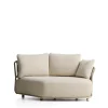 Kave Home Tuinbanken|Loungebank Osani Ronde module, kleur Ecru/Taupe