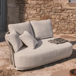 Kave Home Tuinbanken|Loungebank Osani 2-zits module, kleur Beige/Taupe