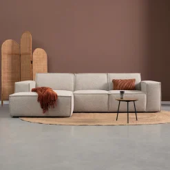 PEPP Interiors Loungebank|Loungebank Play 290cm, Bouclé, kleur Beige