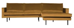 WOOOD Loungebank|Loungebank Rodeo Rechts, Velvet