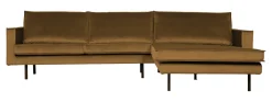 WOOOD Loungebank|Loungebank Rodeo Rechts, Velvet