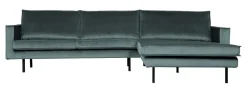WOOOD Loungebank|Loungebank Rodeo Rechts, Velvet