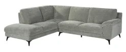 LABEL51 Hoekbank|Loungebank Santino Elite stof, kleur Stone