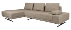 Dutchbone Loungebank|Loungebank Shelly Gemêleerd, kleur Cinnamon