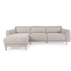 Kave Home Loungebank|Loungebank Singa Links, Chenille Beige