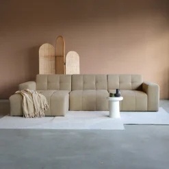 PEPP Interiors Loungebank|Loungebank Wave 305cm, kleur Bruin