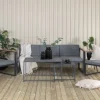 Nohr Loungesets|Loungeset Donnesha Met bank, 2 tafels en 2 fauteuils