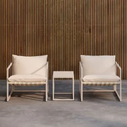 Nohr Loungesets|Loungeset Kandie Met 2 loungestoelen en tafel