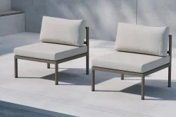 Nohr Loungesets|Loungeset Lasheka Middenmodule, kleur Beige/Bruin