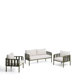 Kave Home Loungesets|Loungeset Omala Met 2-zitsbank en 2 fauteuils