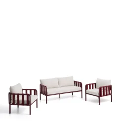 Kave Home Loungesets|Loungeset Omala Met 2-zitsbank en 2 fauteuils