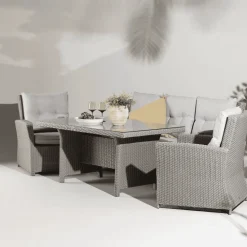 Nohr Loungesets|Loungeset Sanuel Met bank, 2 loungestoelen en tafel