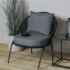 Nohr Loungestoelen|Loungestoel Karlene Geweven touw