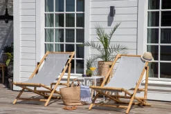 Nohr Loungestoelen|Loungestoel Zev Bamboe Meerkleurig