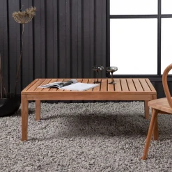 Nohr Loungetafels & Bijzettafels|Loungetafel Shalonda Teakhout, 110 x 70cm Naturel