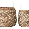 MUST Living Potten & Manden|Mand Carlos Abaca, Set van 2 stuks