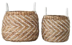 MUST Living Potten & Manden|Mand Carlos Abaca, Set van 2 stuks