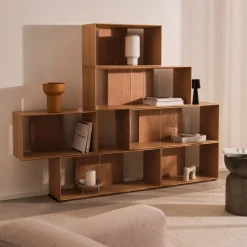 Kave Home Wandrekken & Wandkasten|Modulair Wandrek Litto 114 x 202cm