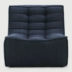 Ethnicraft Fauteuil Stof / Textiel|Modulaire Bank N701 Eco, 1-zits