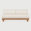 Ethnicraft Loungesets|Modulaire Loungebank Monocle 2-zits, Teakhout