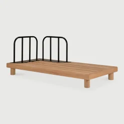 Ethnicraft Loungesets|Modulaire Loungebank Monocle Lounge met Arm, Teakhout Naturel