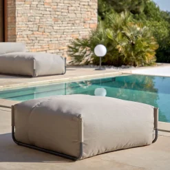 Kave Home Loungesets|Modulaire Outdoor Bank Square Poef
