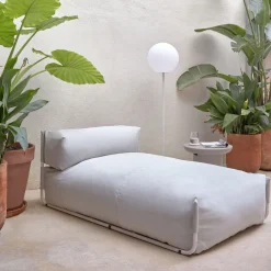 Kave Home Loungesets|Modulaire Outdoor Bank Square Chaise Longue