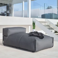 Kave Home Loungesets|Modulaire Outdoor Bank Square Chaise Longue