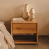 Kave Home Nachtkastjes|Nachtkastjes|Nachtkastje Alguema Eiken, 60 x 40cm