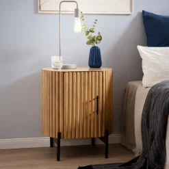 Artistiq Living Nachtkastjes|Nachtkastjes|Nachtkastje Bethann Mangohout, 50 x 40cm