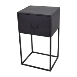 Urban Interiors Nachtkastjes|Nachtkastjes|Nachtkastje Djax 40 x 35cm, kleur Zwart