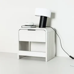 Nohr Nachtkastjes|Nachtkastjes|Nachtkastje Hoyt 40 x 30cm, kleur Whitewash