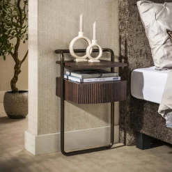 LifestyleFurn Nachtkastjes|Nachtkastjes|Nachtkastje Lamond Eikenlook, Met 1 lade