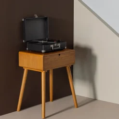 WOOOD Nachtkastjes|Nachtkastjes|Nachtkastje Nelo Met 1 lade Bruin