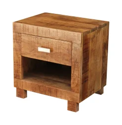 Artistiq Living Nachtkastjes|Nachtkastjes|Nachtkastje Noora Mangohout, 40 x 30cm