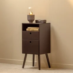 WOOOD Nachtkastjes|Nachtkastjes|Nachtkastje Ozzy 36 x 30cm, kleur Zwart