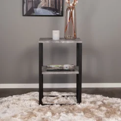 Nohr Nachtkastjes|Nachtkastjes|Nachtkastje Ram Betonlook, 45 x 30cm