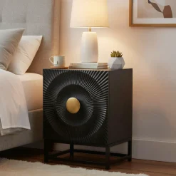 Artistiq Living Nachtkastjes|Nachtkastjes|Nachtkastje Shantae Mangohout, Met 1 deur