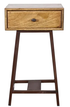 WOOOD Nachtkastjes|Nachtkastjes|Nachtkastje Skybox Mangohout