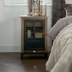 Rivièra Maison Nachtkastjes|Nachtkastjes|Nachtkastje The Hoxton Black