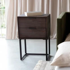 ZILT Nachtkastjes|Nachtkastjes|Nachtkastje Yasmijn Teakhout, 40 x 30cm