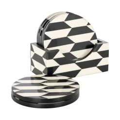 Richmond Interiors Overige Decoratie|Onderzetter Jula Resin, Set van 6 stuks