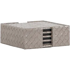 Richmond Interiors Overige Decoratie|Onderzetter Vivi Set van 4 stuks Grijs