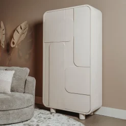 Tower Living Opbergkasten|Opbergkast Alviano 190 x 100cm, kleur Beige