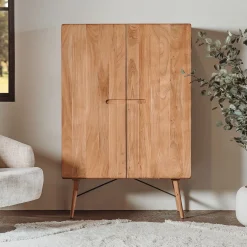 Tower Living Opbergkasten|Opbergkast Aura Acaciahout, 150 x 100cm